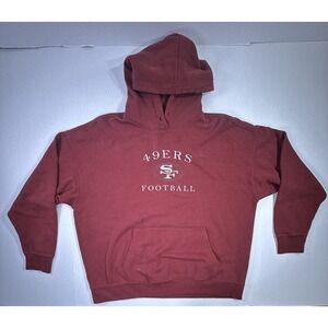 Tailgate San Francisco 49ers Hoodie Red Small NFL Football Sweatshirt
